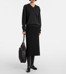 Сапоги в стиле вестерн из кожи до колена The Row, черный - фото 3