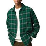 UNIQLO Рубашка унисекс бирюзовая - фото