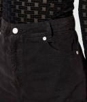 Юбка джинсовая Hugo Blue Рокарп с накладными карманами, черный - фото 4