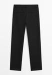 Брюки Massimo Dutti Trousers, Black - фото 7