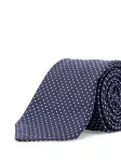 Галстук в горошек Kiton, синий - фото 2