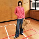 Свитшот женский GAP, розовый - фото 10