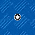 Кошелек из кожи коровы мини мужской синий MONTBLANC - фото 5