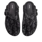 Мюли Dior Aqua 'Oblique Shearling Grey' - фото 3