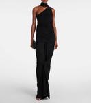 Драпированный топ из джерси Entire Studios, Soot - фото 2