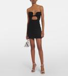 Мини-платье с вырезом Nensi Dojaka, черный - фото 2