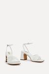 Босоножки Aronia на блочном каблуке и ремешках Linzi, белый - фото 3