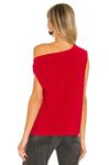 Топ Norma Kamali x REVOLVE Drop Shoulder, красный - фото 3