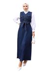 Платье MODAMIHRAM, темно-синий - фото 2