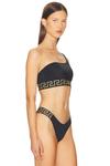 Бикини топ с одним плечом Versace, Black - фото 2