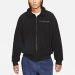 Куртка Nike Solid Color Stand Collar Casual Sports Fleece Lined Jacket Black, черный - фото 3