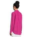 Рубашка Eileen Fisher Classic Collar Long Shirt, FuschiaSee Less - фото 3