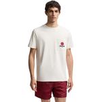 Футболка с вышитым логотипом Moncler, белый - фото 4