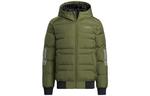 Пуховик мужской оливковый Adidas Neo, оливковый - фото