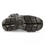 M-591-s5 Ботинки Flame Кожаные Готические New Rock, черный - фото 6