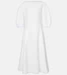 Льняное платье миди Jil Sander, Optic White - фото