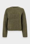 Джемпер Vero Moda VMINGRID NECK , Grape Leaf/Mottled Dark Green - фото 5