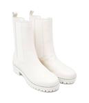 Кожаные сапоги ибби Guess, бежевый - фото 3