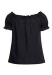 Блузка Кармен с оборками Queen Kerosin, черный - фото 2