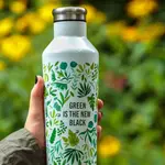 Термос Тайфун «PURE NEW BLACK», (2 шт.), нержавеющая сталь с модным дизайном, с двойной изоляцией, 0,5 литра Typhoon, цвет weiß-grün - фото 4