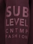 Толстовка Sublevel NOS:ASMIA, Burgundy/Cherry Red - фото 3
