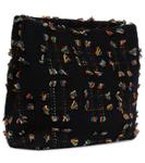 Кашемировый клатч Phoebe с бахромой Gabriela Hearst, Black Multi - фото 4
