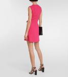 Мини-платье из крепа REDVALENTINO, розовый - фото 3