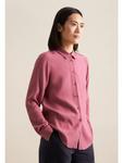 Блуза Seidensticker Hemdbluse Regular, фиолетовый - фото