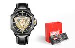 MARVEL Часы Hero Collection Automatic Mechanical Movement Rubber Band Strap Watch Men's Watch Black Dial - фото 8