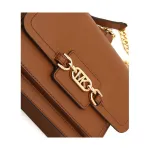 Кожаная сумка-мессенджер вереск Michael Kors, коричневый - фото 4