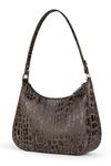 Сумка через плечо Roeckl CLEO SCHULTERTASCHE CROCO SMALL, Mocha - фото 2