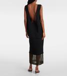 Платье-макси Malik Khaite, Black - фото 3