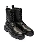 Кожаные ботильоны Love Moschino, черный - фото 3