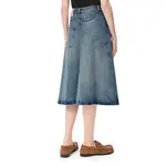 Деконструированная миди-юбка LOEWE, синий - фото 6