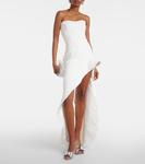 Платье divergence с оборками Maticevski, белый - фото 2