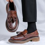 Лоферы мужские Weishibangwei, черный - фото 11