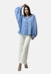 Блуза Elara Button-down blouse, Hellblau/Light Blue - фото 2