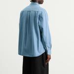 Рубашка из выбеленного денима Frizmworks, Mid Blue - фото 3