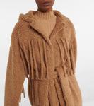 Пальто-тедди с бахромой Stella McCartney, Biscuit - фото 4