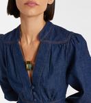 Джинсовое платье миди awaken Zimmermann, Ink - фото 4