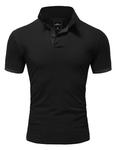 Поло Amaci&Sons Basic Kurzarm MAINE, черный - фото