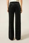 Брюки Calzedonia PALAZZO WITH GLITTER, Black - фото 2