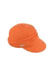 Кепка соломенная кайма 54968-0 SEEBERGER, оранжевый - фото
