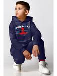 Толстовка с капюшоном Spiderman, темно-синий - фото 3