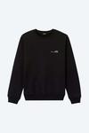 Хлопковая толстовка Sweat item A.P.C., черный - фото 5