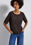 Блуза Street One Blouse, Braun/Dark Brown - фото 5