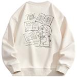 Свитшот унисекс Doraemon, светло-зеленый (с флисовой подкладкой) - фото 9