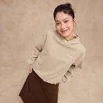 Свитшот женский Champion, хаки - фото 4