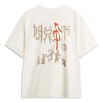 Футболка с рисунком badfive Li-Ning, бежевый - фото 2