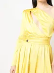 Платье на одно плечо Philipp Plein, желтый - фото 5
